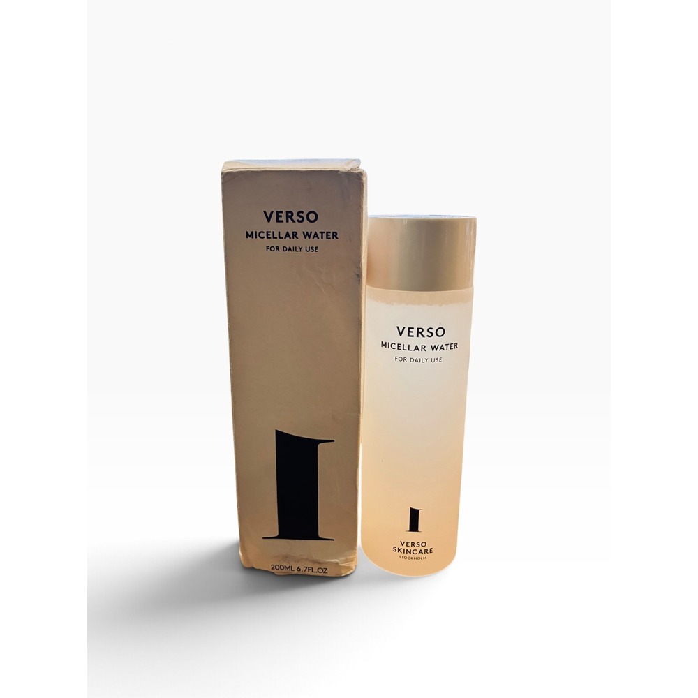 Verso Skincare Micellar Water for Daily Use 200ml 6.7 oz New